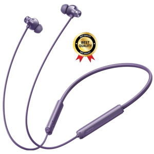Realme Neckband Wireless 5 ANC with Bluetooth Headset (Purple, In the Ear)